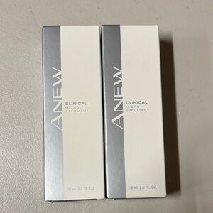 Lot of 2 Avon Anew Clinical Micro-Exfoliant 2.5 oz 2004 New Old Stock